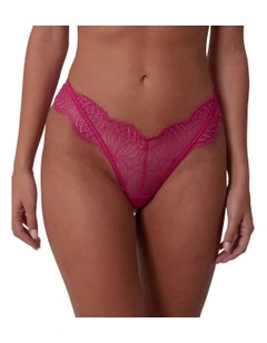 Be Mine High Leg Brazilian In Pink