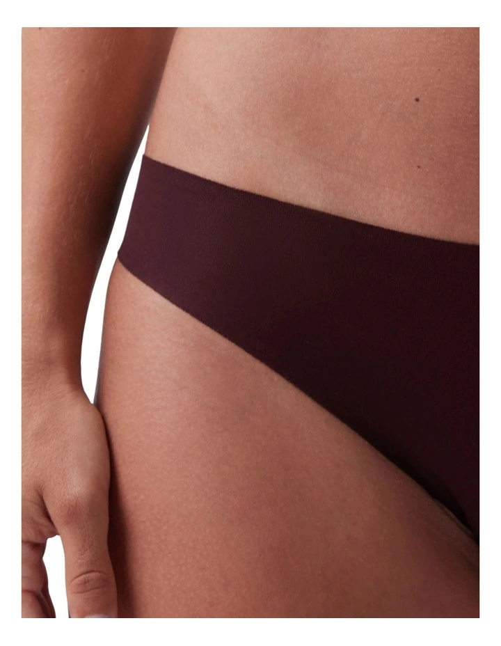 Smooth Comfort Cotton Bikini in Dark Brown image 6