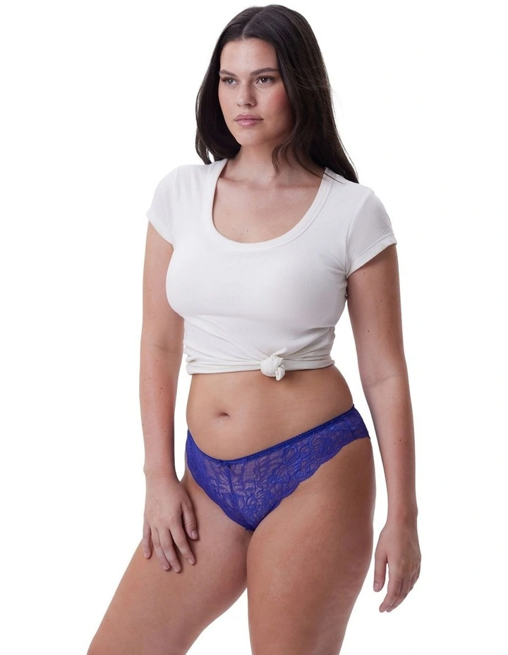 Romance Brazilian Knicker in Dark Blue image 2