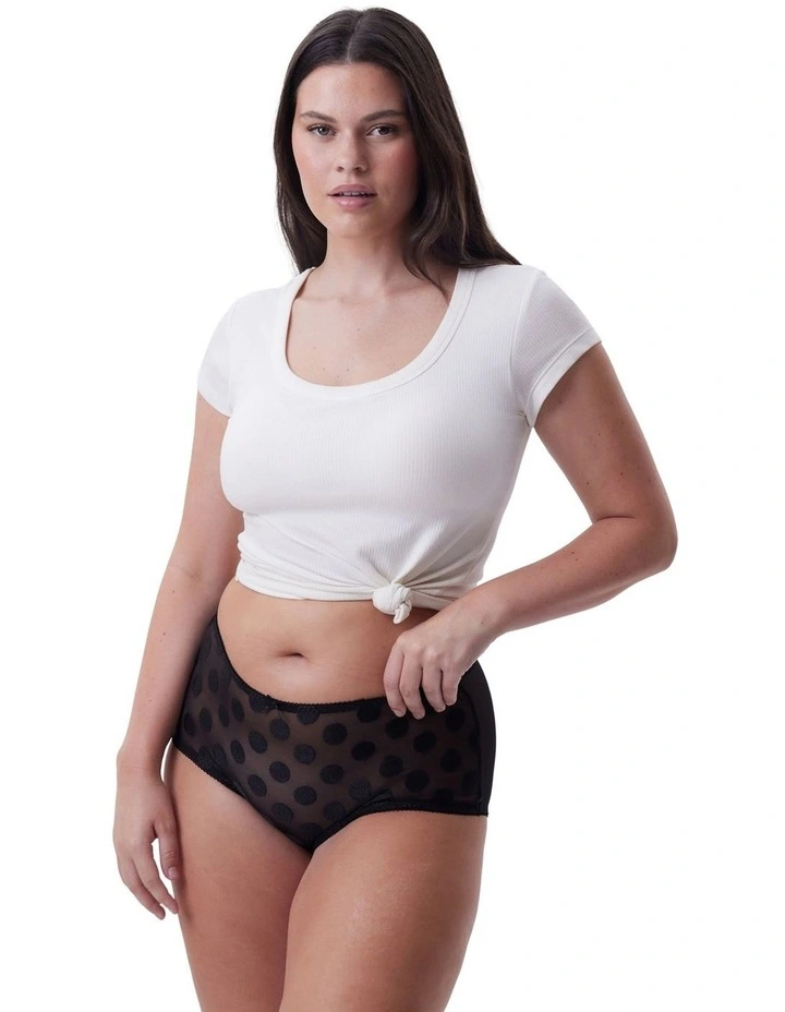 Noa Full Brief in Black image 2