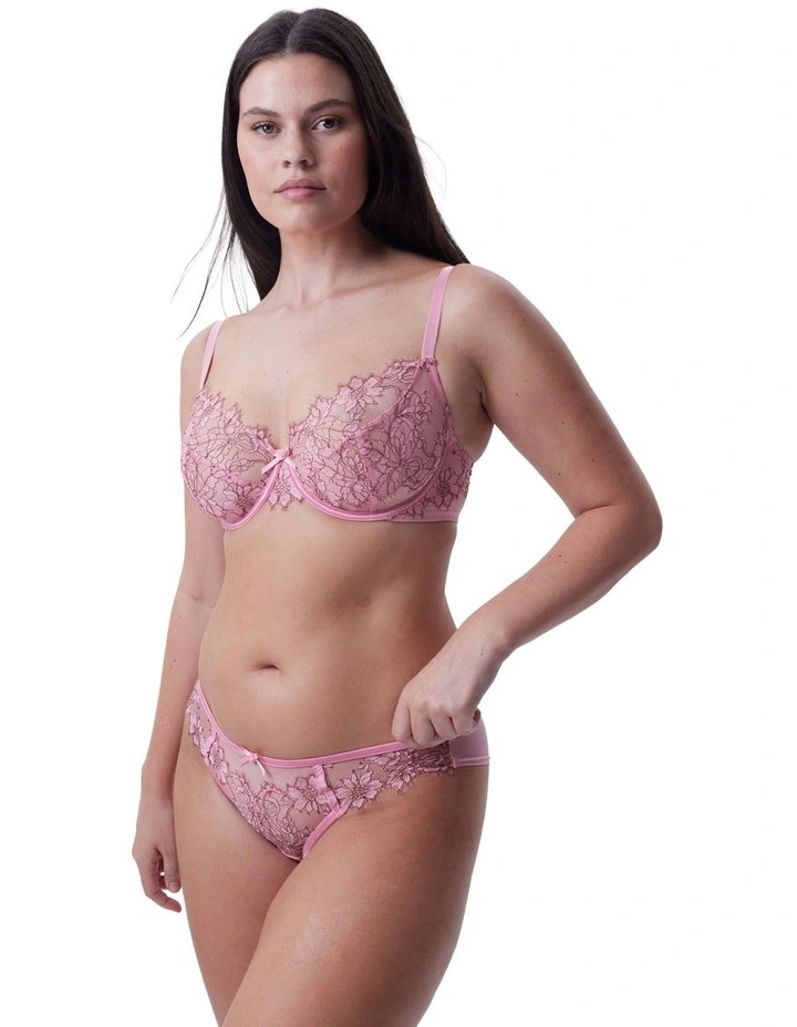 Chantalle Brazilian Knicker in Pink image 2