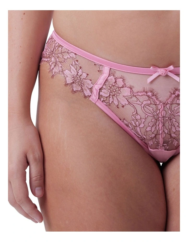 Chantalle Brazilian Knicker in Pink image 4