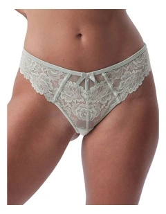 Bethany Brazilian Knicker Brief in Light Green