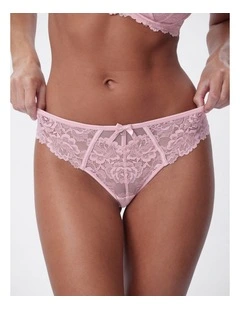 Bras n Things Bethany Brazilian knicker in light pink