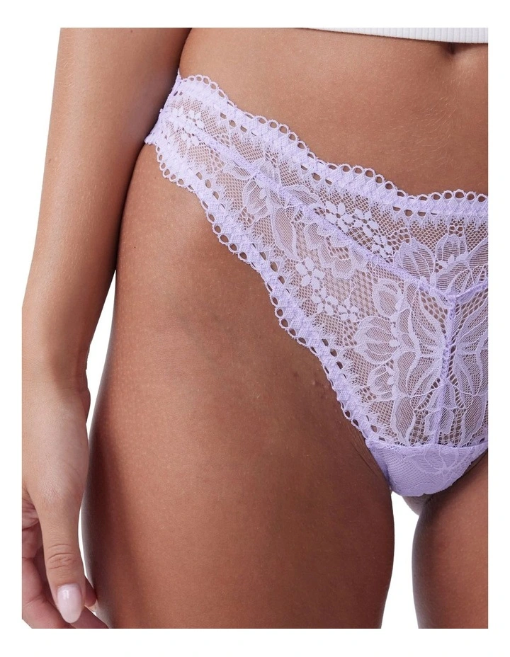 Sara Brazilian Knicker in Lavender image 4