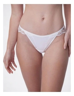 Bras N Things Vamp Hopeless Romantic High Leg Brazilian Knicker in Ivory