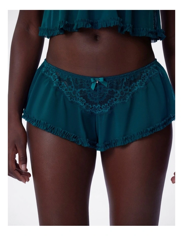 Bras n Things Too Cute French Knicker in teal image 1