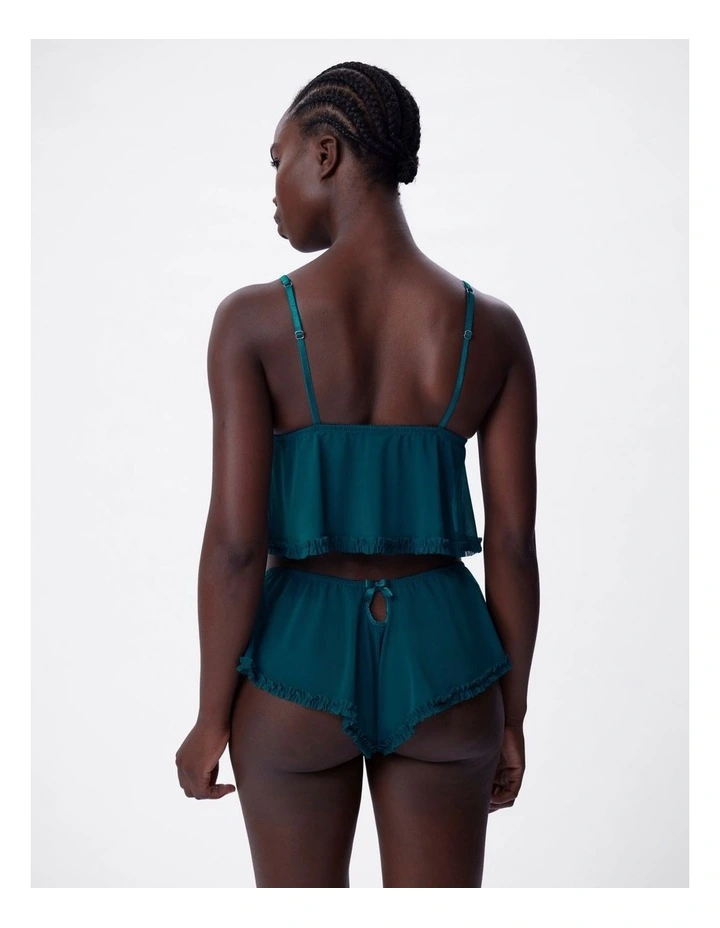 Bras n Things Too Cute French Knicker in teal image 2