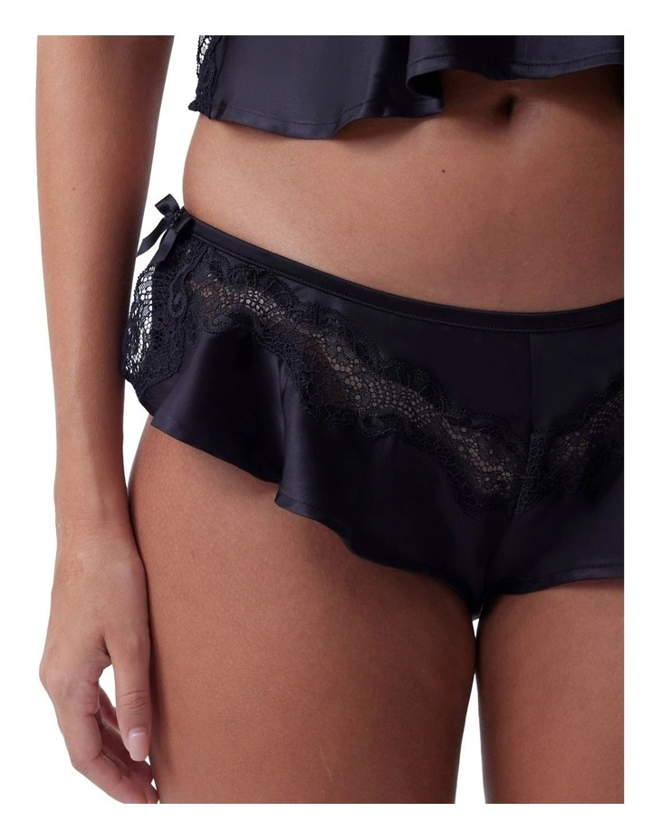 Bras N Things Night Games Summer Crush French Knicker in Black image 4
