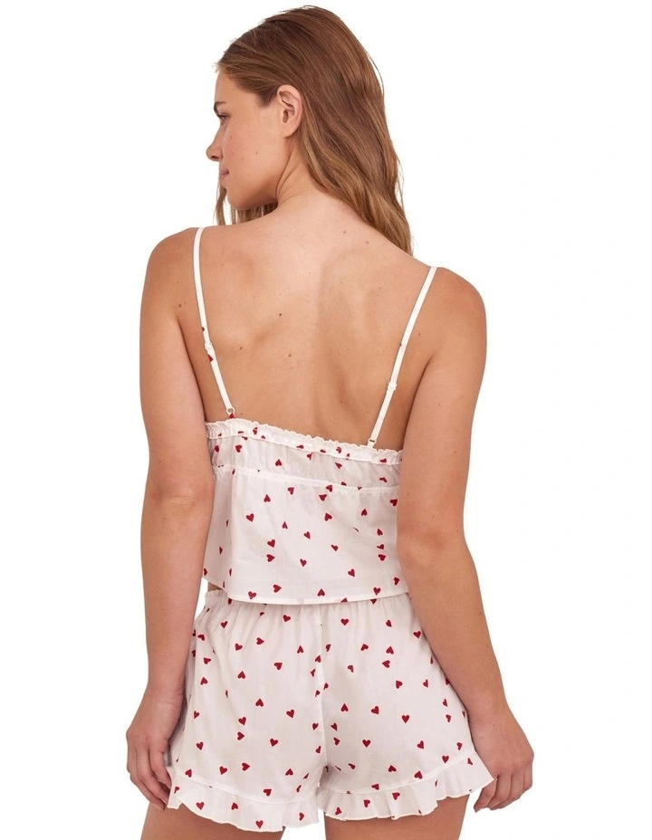 Dorothy Hearts Cami In White image 3