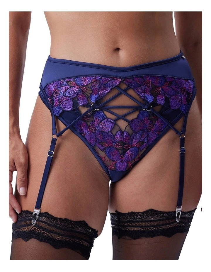 Vamp Follow My Lead Suspender in Navy image 1