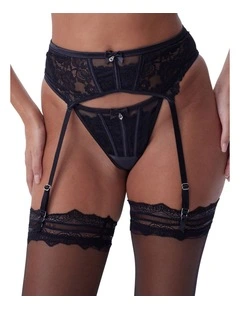 Bras N Things Bethany Essentials Basic Suspender in Black