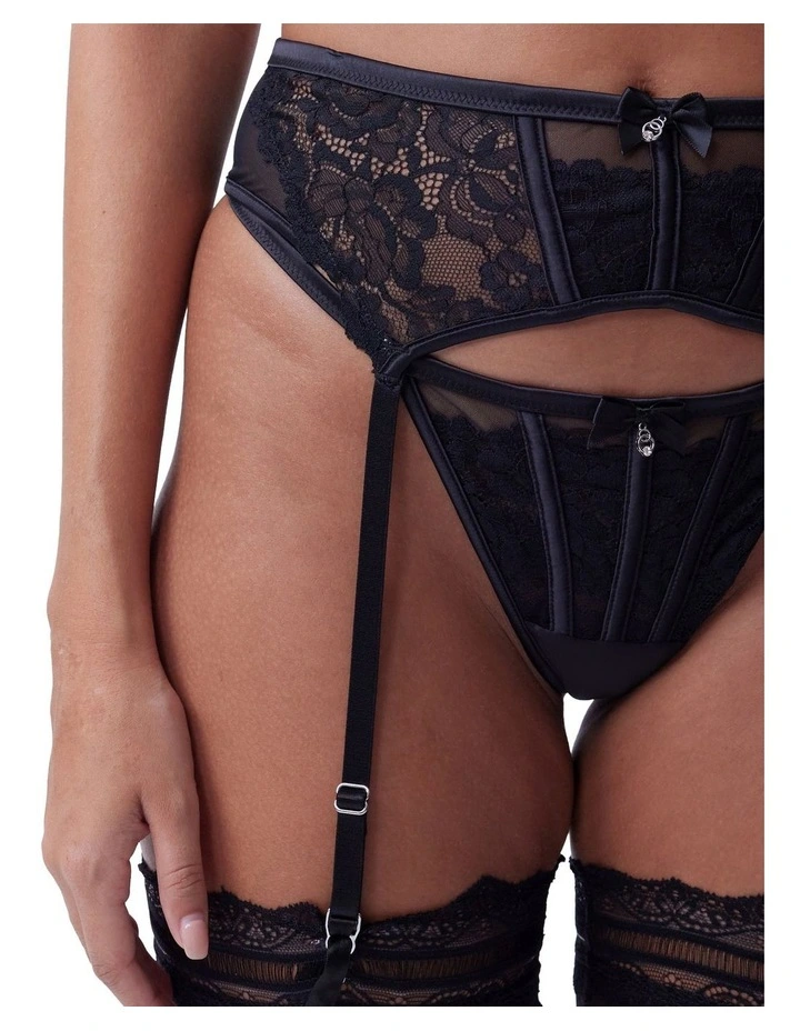 Bethany Suspender in Black image 4
