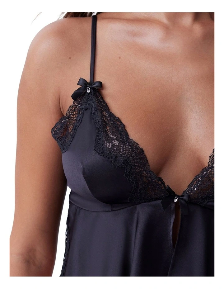 Bras N Things Night Games Summer Crush Cami in Black image 4