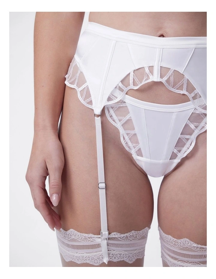 Bras N Things Vamp Hopeless Romantic Suspender in Ivory image 6