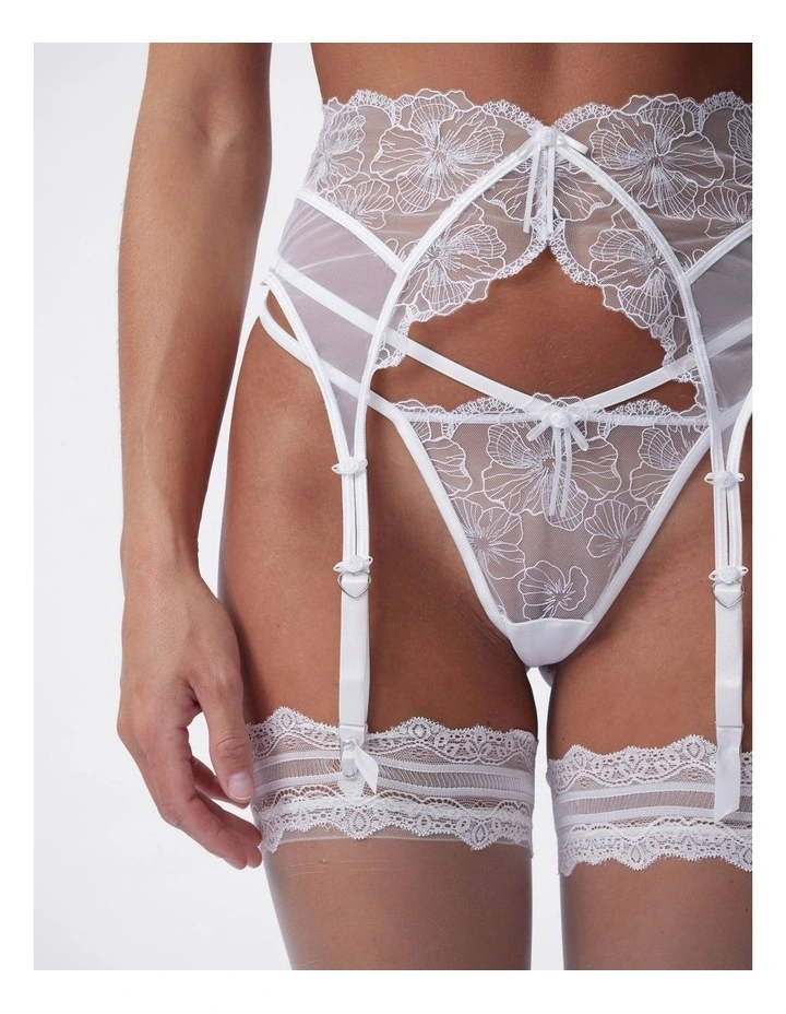 Bras N Things Enchanted Eternal Hour Suspender in Ivory image 6