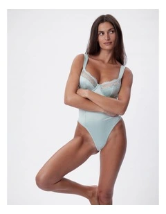 Bras N Things Simone Bodysuit in Light Green