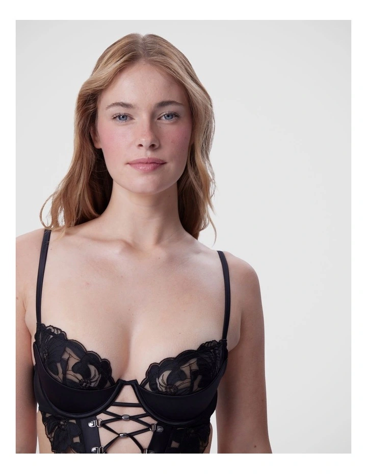 bras n things up all night push up 1.4 cup bodysuit image 4