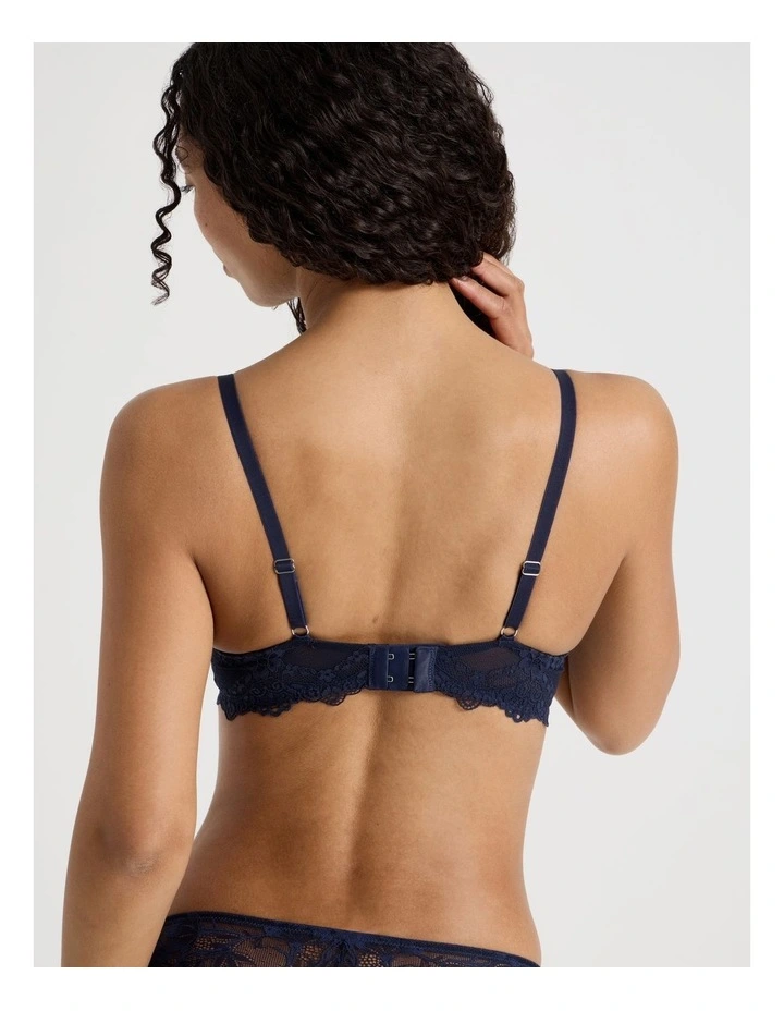 Pure Comfort Lace Balconette Underwire Bra in Black image 5