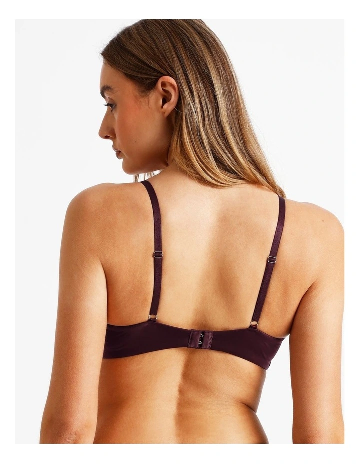 Aura Luxe Underwire Bra in Plum image 4