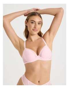 Soothe Sheer Padded Bra in Pink