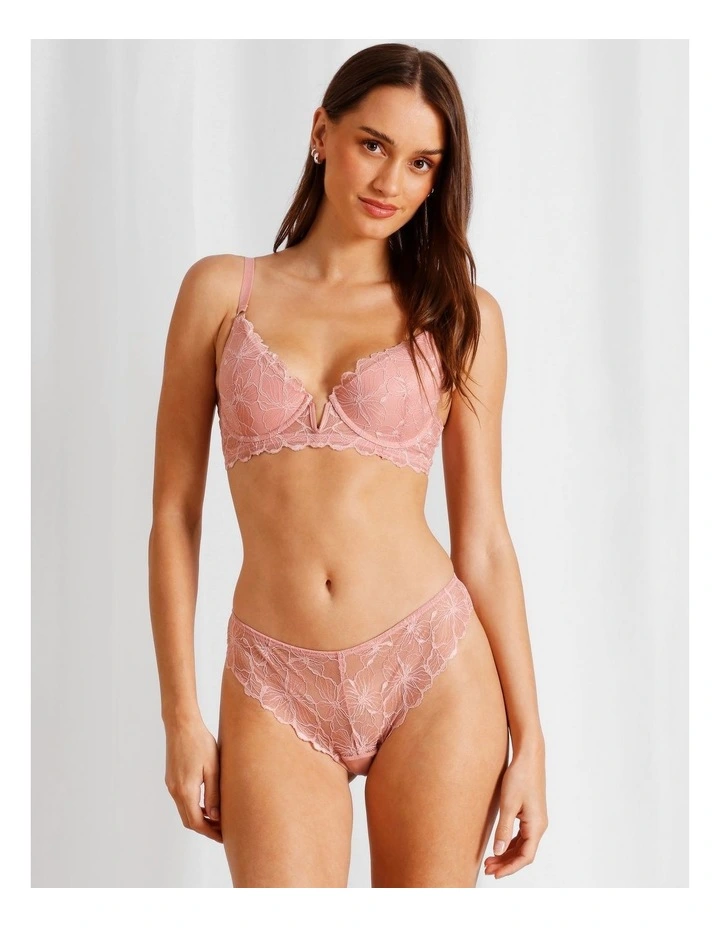 Embrace Padded Underwire Bra in Petal Pink image 1