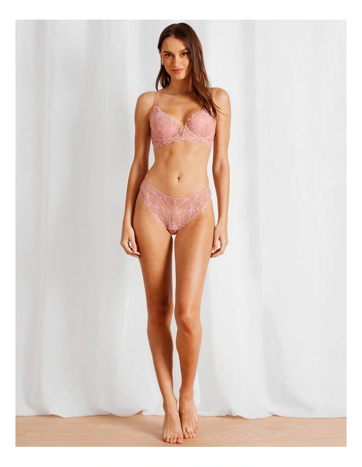 Embrace Padded Underwire Bra in Petal Pink image 3