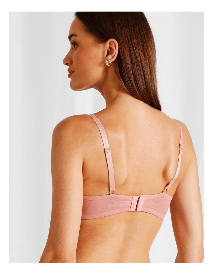 Embrace Padded Underwire Bra in Petal Pink image 6