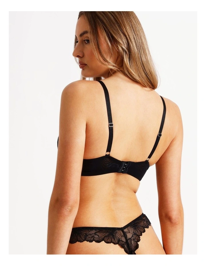 Embrace Padded Underwire Bra in Plum image 5
