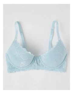 Embrace Padded Underwire Bra in Plum