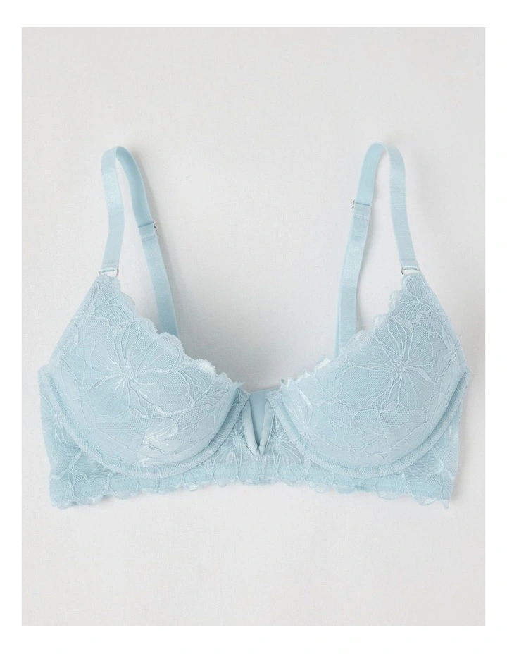 Embrace Padded Underwire Bra in Plum image 1