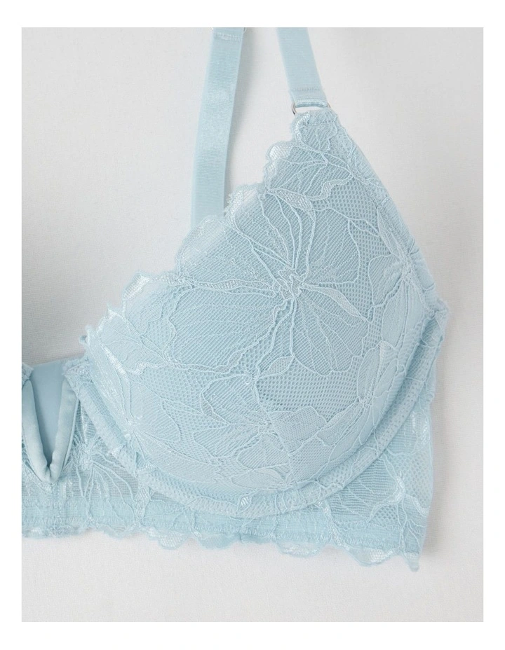 Embrace Padded Underwire Bra in Plum image 2