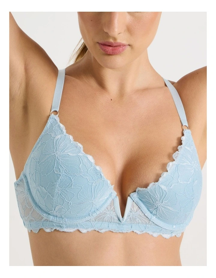 Embrace Padded Underwire Bra in Plum image 5