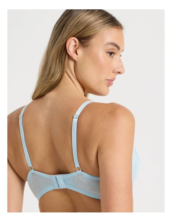 Embrace Padded Underwire Bra in Plum image 6