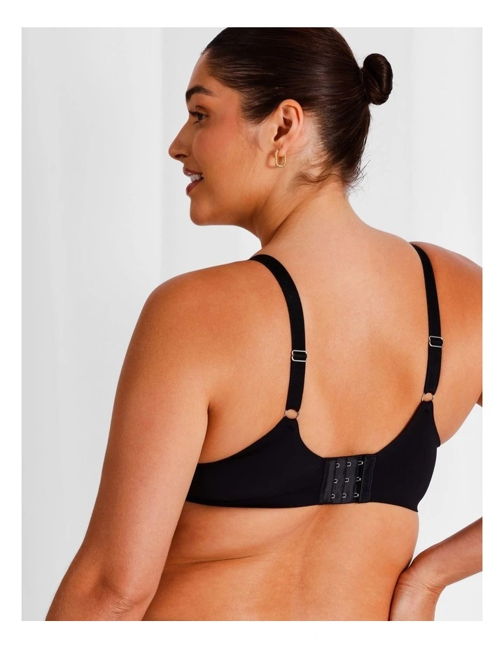 Empower D  Micro Underwire Bonded Bra in Black image 6