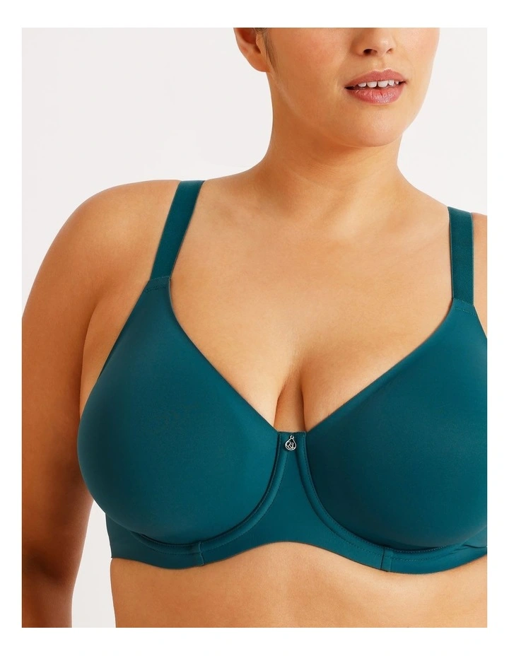Empower D Micro Underwire Bonded Bra in Teal image 3