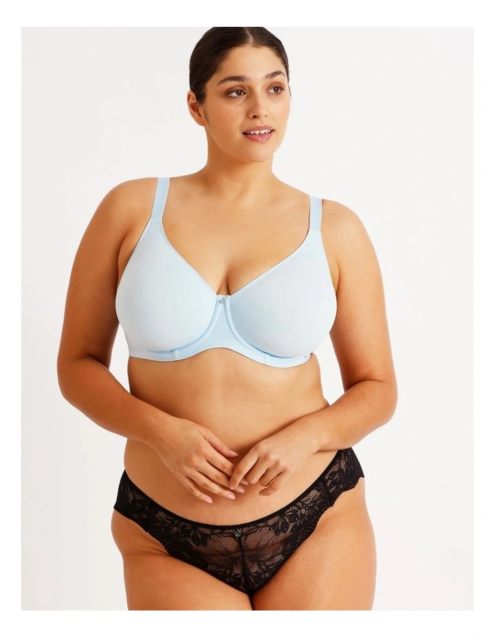 Empower D  Micro Underwire Bonded Bra in Plum image 3