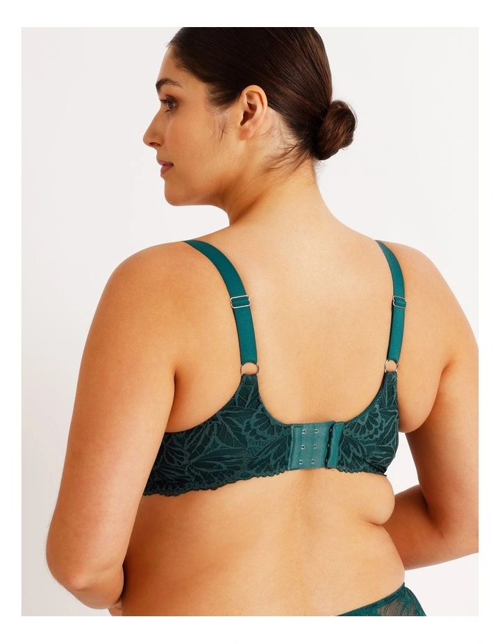 Empower D Lace Wing T-shirt Bra in Teal image 4