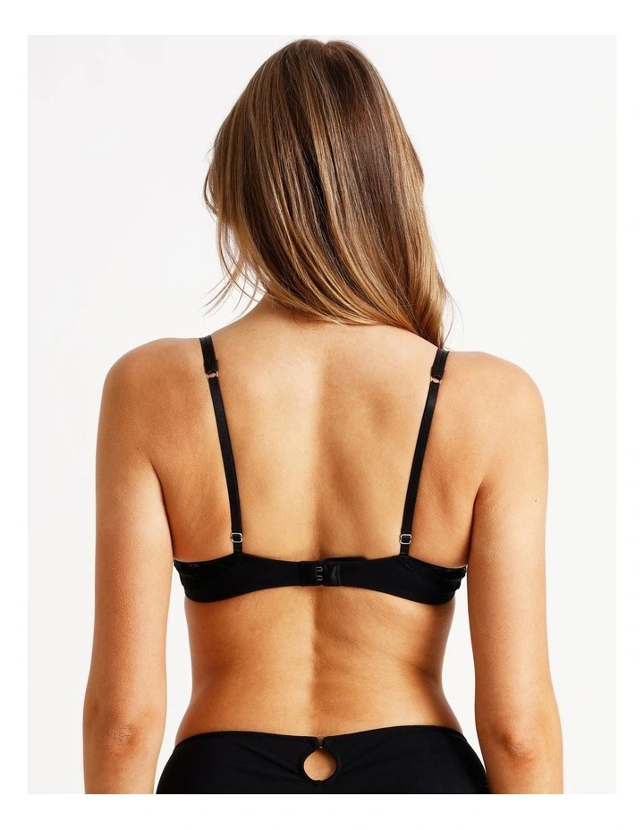 Nighttime Underwire Balconette Bra in Black image 4