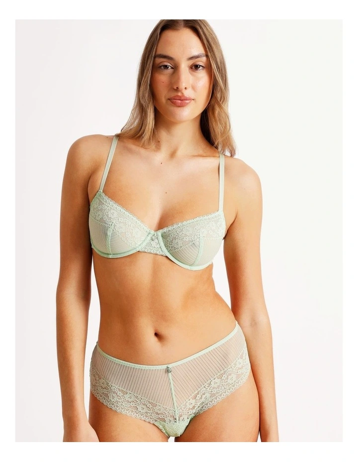 Sienna Underwire Bra in Green image 2