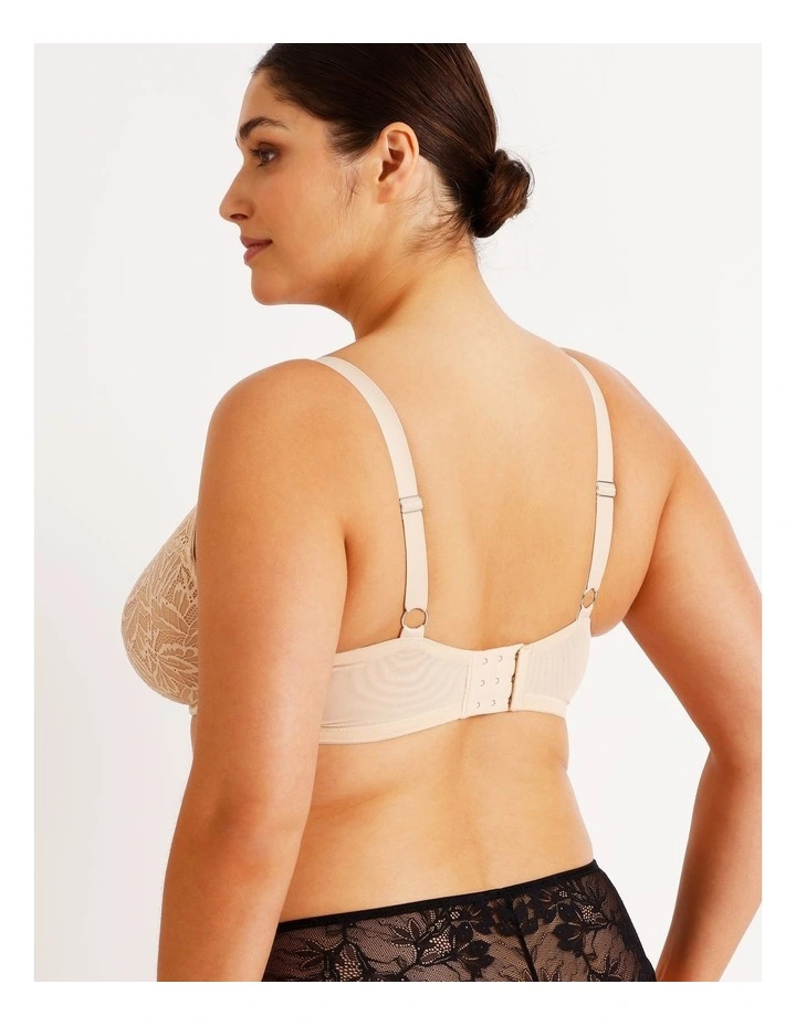 Empower D  Underwire Non Contour Bra in Beige image 3