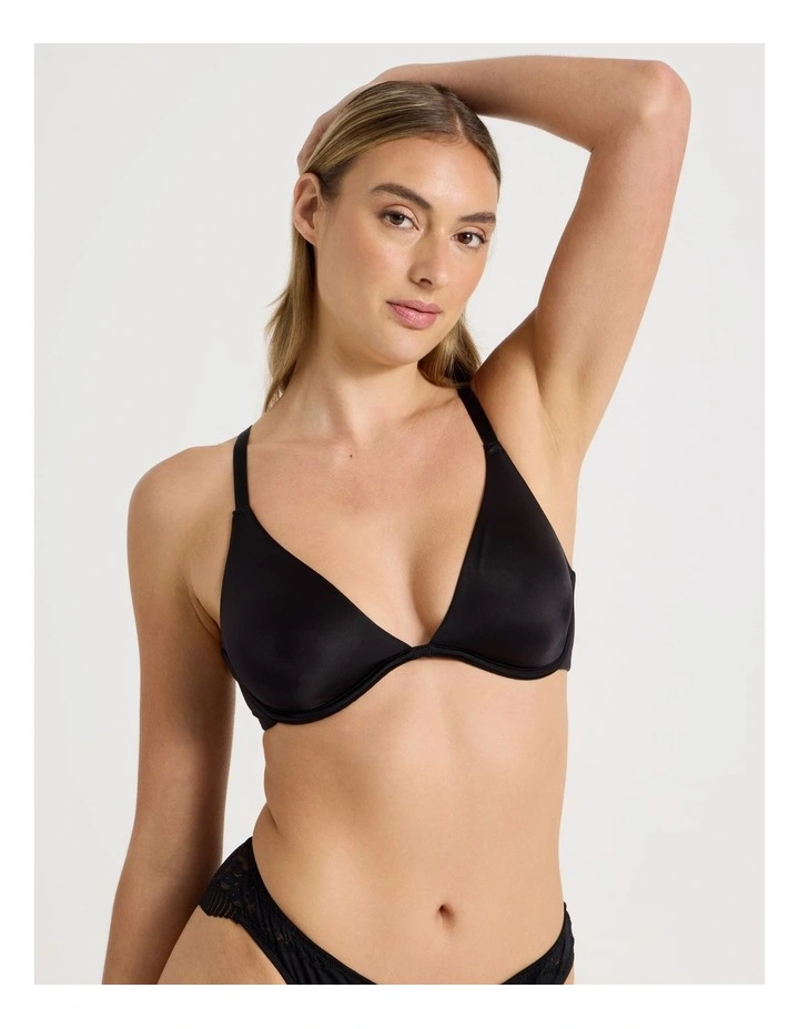 Pure Comfort Mono Underwire Bra in Black image 2