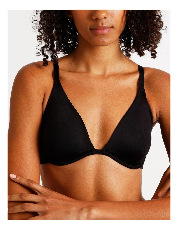 Pure Comfort Mono Underwire Bra in Black image 2