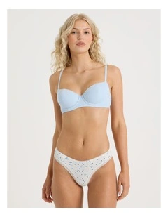 Chloe & Lola Lola Cotton Rib Balconette Bra UCLS26800