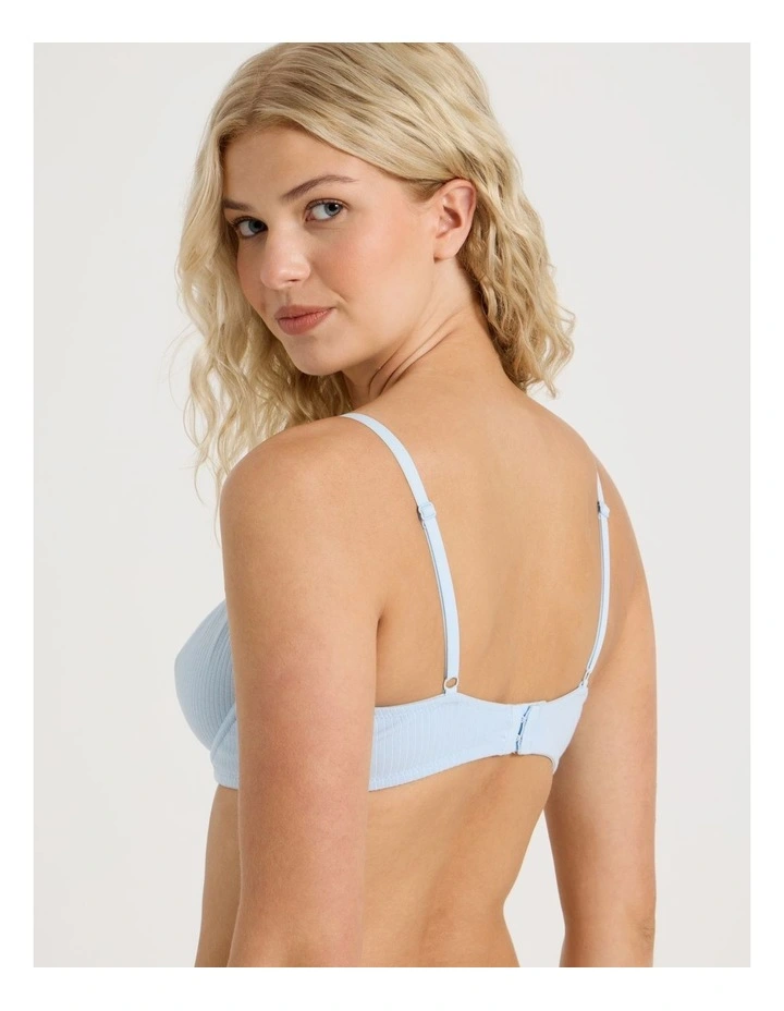 Chloe & Lola Lola Cotton Rib Balconette Bra UCLS26800 image 4