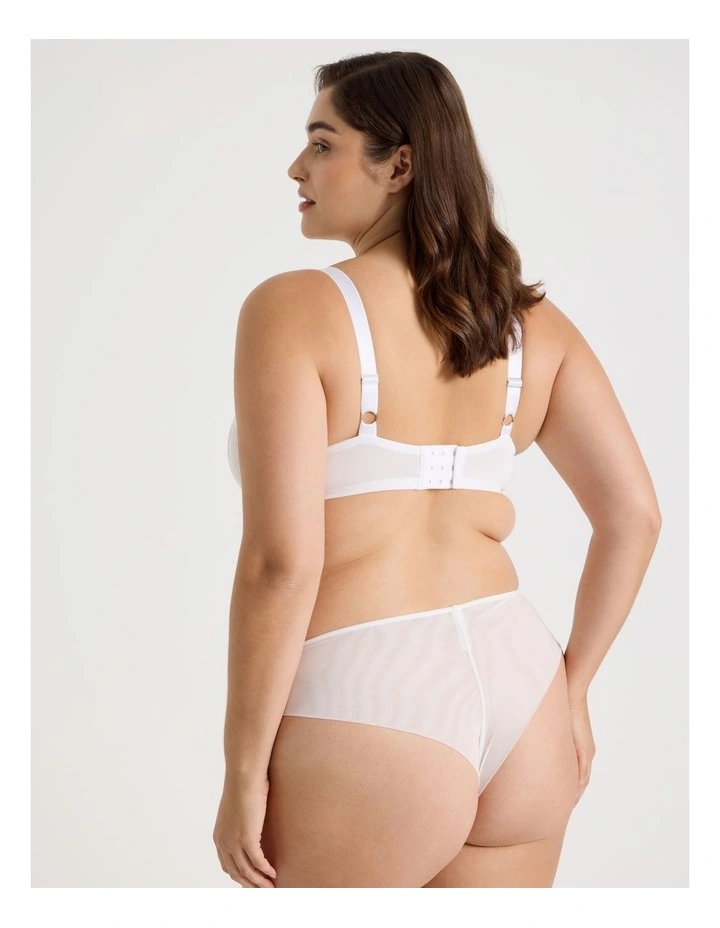 Empower D Balconette Bra in White image 4