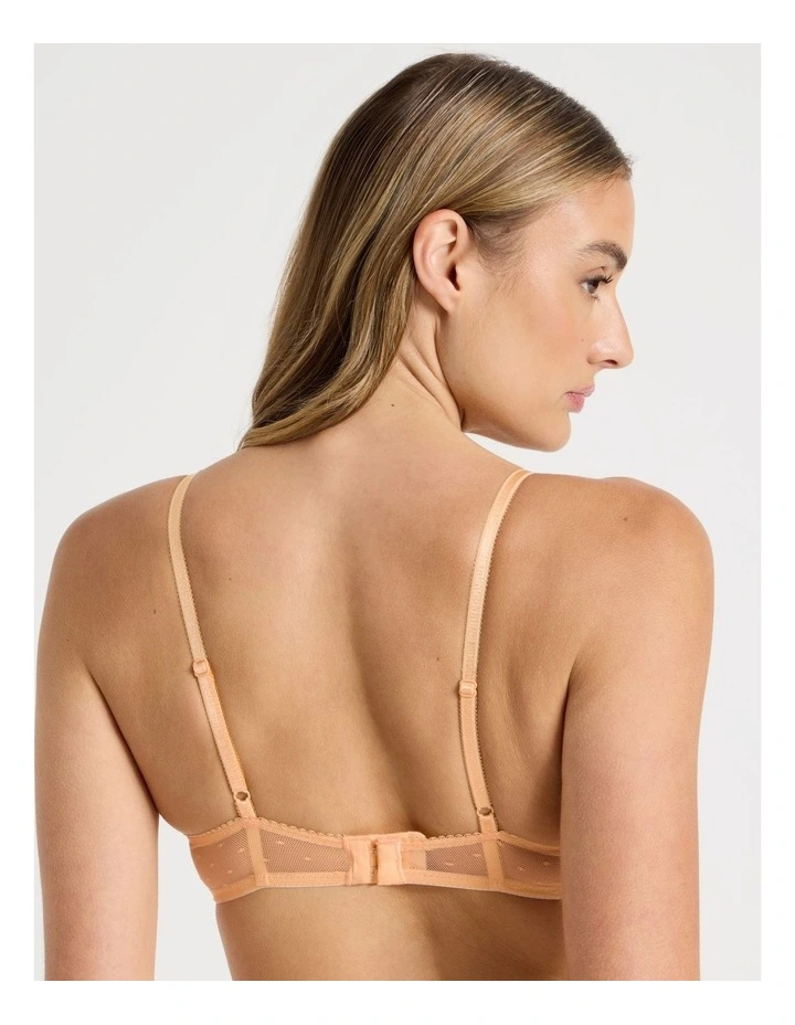 Lola Frill Underwire Bra in Apricot image 5