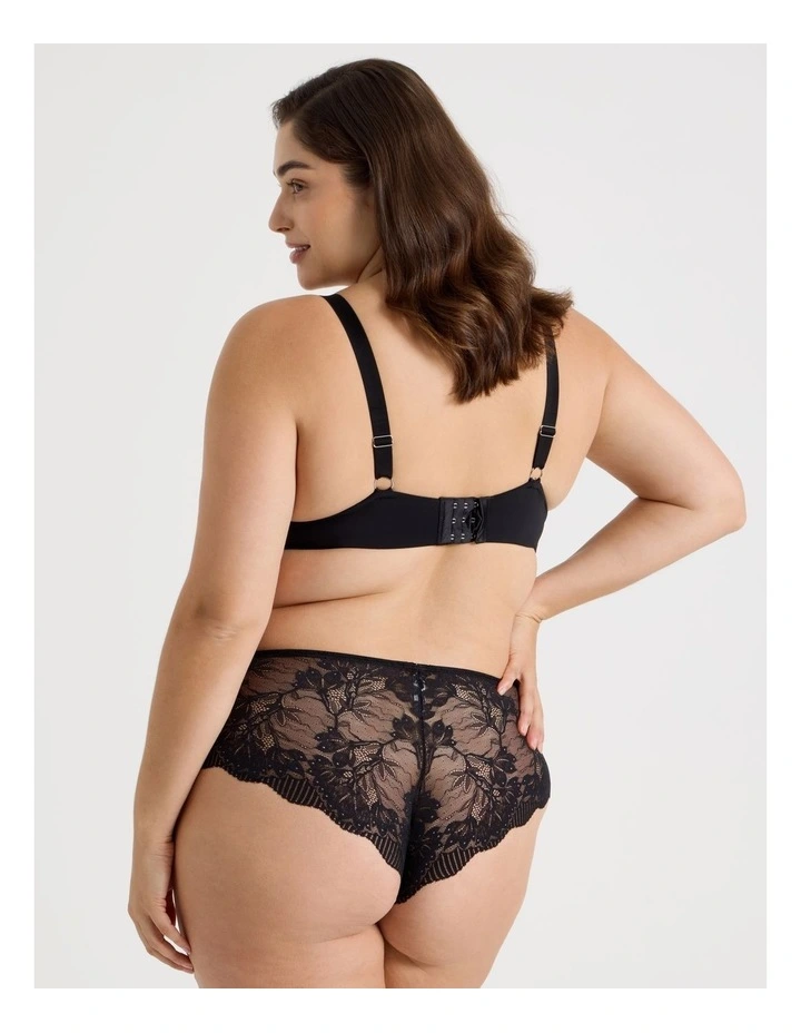 Empower D  Demi Mesh Bra in Black image 4