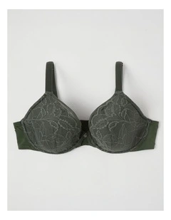 Empower D  Demi Mesh Bra in Green