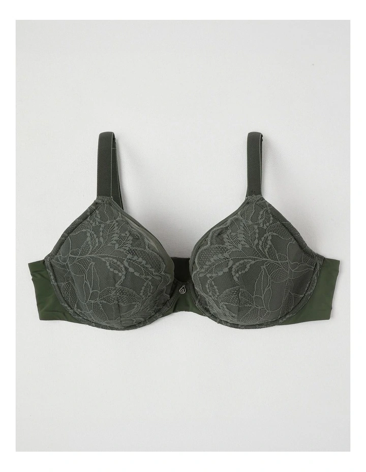 Empower D  Demi Mesh Bra in Green image 1